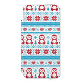 クリスマスおよび冬によって編まれるパターン INCIPIO iPhoneウォレットケース (フォリオ 正面)