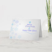 クリスマスおよび新年のクリスマスカード シーズンカード (正面)