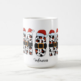 クリスマスお母さん 名前入り コーヒーマグカップ