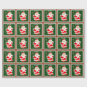 クリスマスお母様へのギフト ラッピングペーパー (フラット)