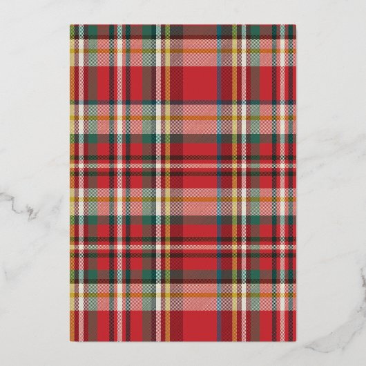 クリスマスお気に入りのに万能素朴品 箔シーズンカード (裏面)