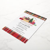 クリスマスお気に入りのに万能素朴品 箔シーズンカード (回転した状態)