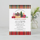 クリスマスお気に入りのに万能素朴品 箔シーズンカード (立ち正面)