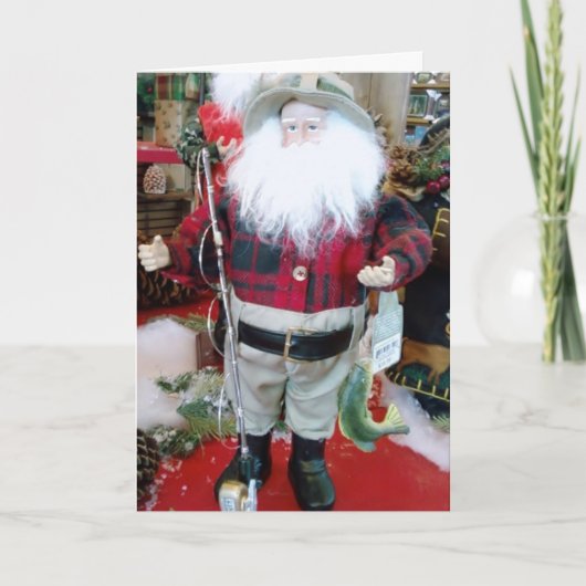 クリスマスお気に入りのの漁師 シーズンカード (正面)