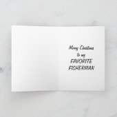 クリスマスお気に入りのの漁師 シーズンカード (内部)