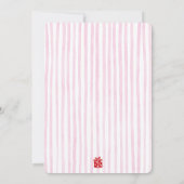 クリスマスお気に入りのの物 招待状 (裏面)