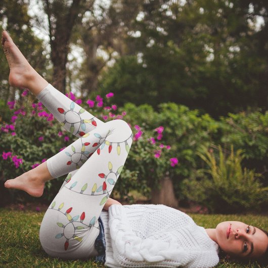 クリスマスお洒落かわいいシンプルのストリングライト レギンス