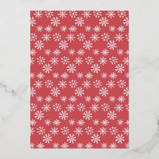 クリスマスお洒落のジンジャーブレッド 箔招待状 (裏面)