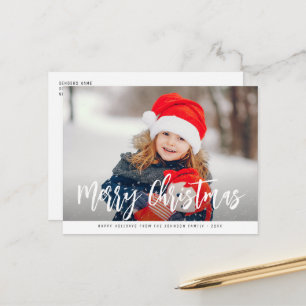 クリスマスお洒落の写真葉書 ポストカード