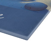 クリスマスお洒落の森の風景 カッティングボード (角)