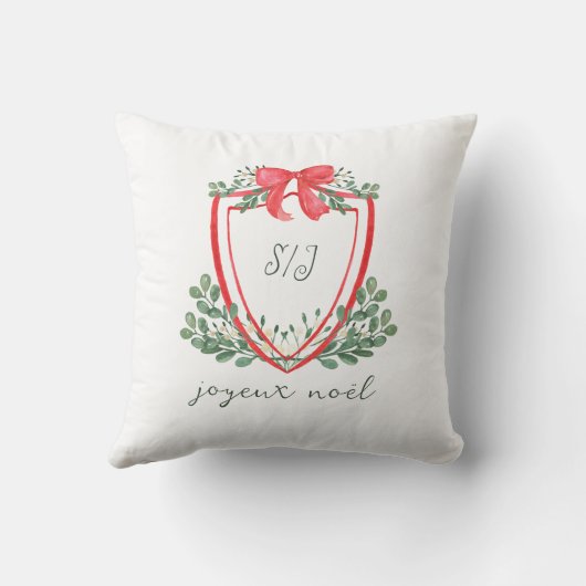 クリスマスお洒落の紋章 | ジョユーノエル クッション (裏面)