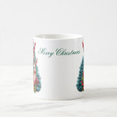 クリスマスお洒落イラストレーション。 コーヒーマグカップ (中央)