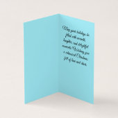 クリスマスお洒落カード (内部)