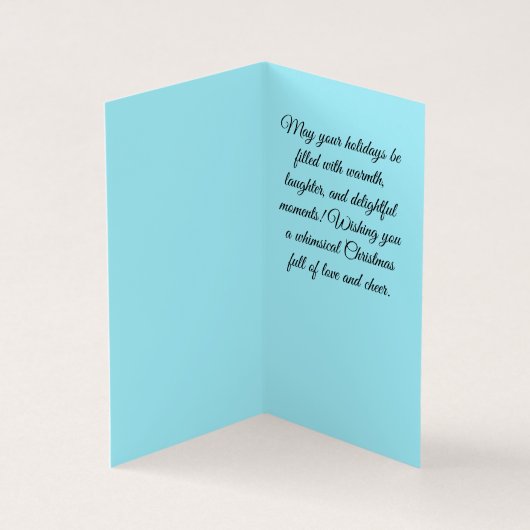 クリスマスお洒落カード (内部)