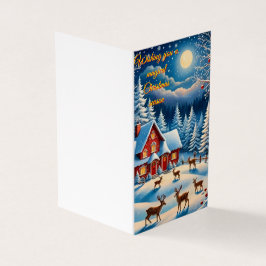 クリスマスお洒落カード