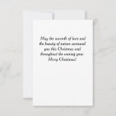 クリスマスお洒落カード 招待状 (裏面)