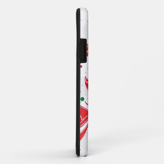 クリスマスお洒落キャンディーケーンの弓パターン Case-Mate iPhoneケース (裏面/右)