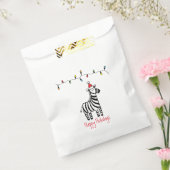 クリスマスお洒落ゼブラ フェイバーバッグ (封をした状態)