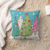 クリスマスお洒落ツリー枕 クッション (ブランケット)