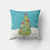 クリスマスお洒落ツリー枕 クッション (裏面)