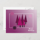 クリスマスお洒落ツリー シーズンポストカード (正面/裏面)