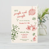 クリスマスお洒落パーティーがジャラジャラ鳴り響く 案内状 (スタンド正面)