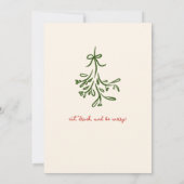 クリスマスお洒落パーティーがジャラジャラ鳴り響く 案内状 (裏面)