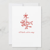 クリスマスお洒落パーティーがジャラジャラ鳴り響く 案内状 (裏面)