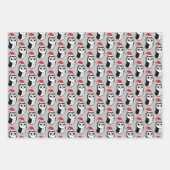 クリスマスお洒落フール ラッピングペーパーシート (正面2)