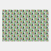 クリスマスお洒落フール ラッピングペーパーシート (正面)