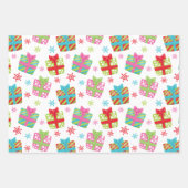 クリスマスお洒落プレゼント ラッピングペーパーシート (正面2)