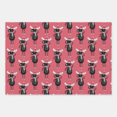 クリスマスお洒落ムース ラッピングペーパーシート (正面3)