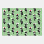 クリスマスお洒落ムース ラッピングペーパーシート (正面)