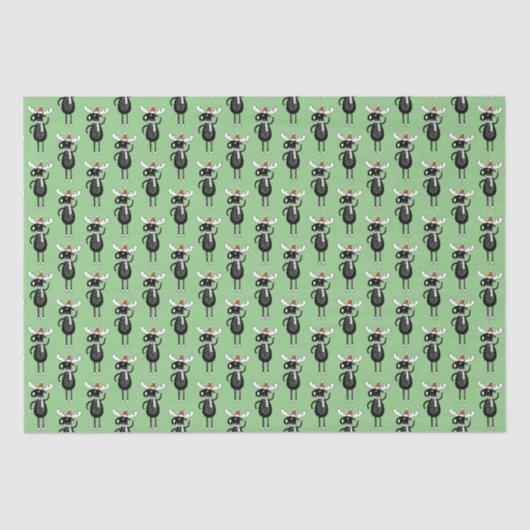 クリスマスお洒落ムース 薄葉紙 (正面)