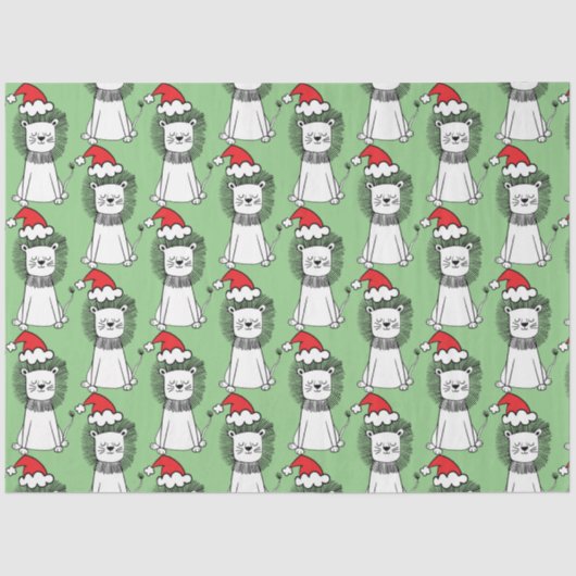 クリスマスお洒落ライオンズ 薄葉紙 (正面)