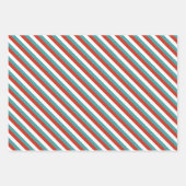 クリスマスお洒落漫画の犬 ラッピングペーパーシート (正面2)