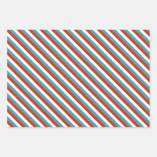 クリスマスお洒落漫画の犬 ラッピングペーパーシート (正面2)