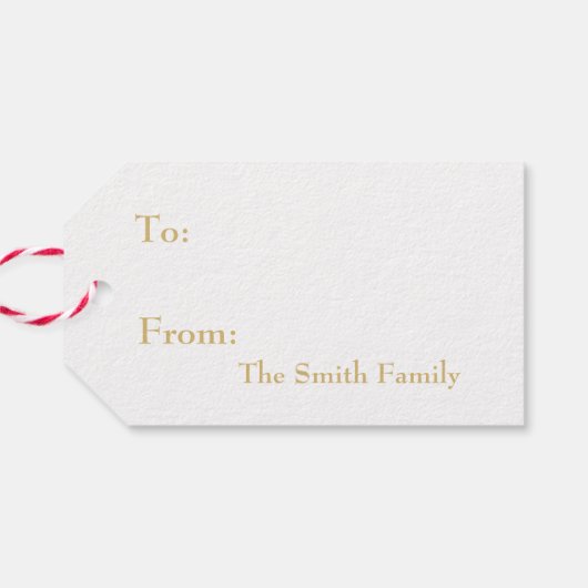 クリスマスお洒落雪だるまパターン ギフトタグ (裏面横)