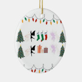 クリスマスお洒落飾りモラヴィアの星 セラミックオーナメント (右)