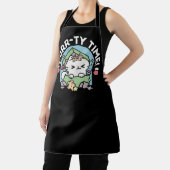 クリスマスお祝いとパーティタイムキャット エプロン (インサイチュ)