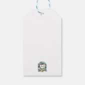 クリスマスお祝いとパーティタイムキャット ギフトタグ (裏面)