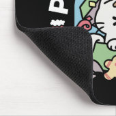 クリスマスお祝いとパーティタイムキャット マウスパッド (コーナー)