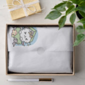 クリスマスお祝いとパーティタイムキャット 薄葉紙 (ギフト)