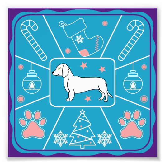 クリスマスお祝いの写真の拡大 フォトプリント            (正面)