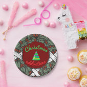 クリスマスお祝いパーティープレート ペーパープレート (パーティー)