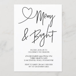 クリスマスお祝い招待状クリスマスパーティー 招待状