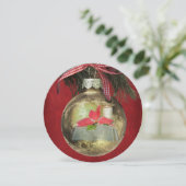 クリスマスお祝い招待状 招待状 (スタンド正面)