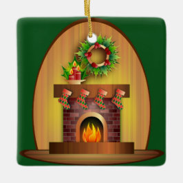 クリスマスお祝い セラミックオーナメント