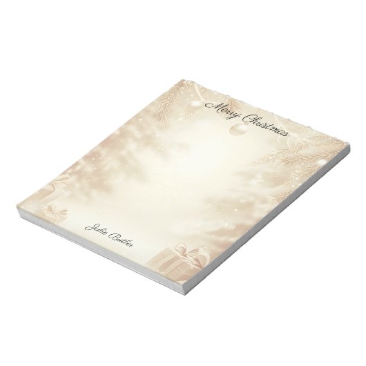 クリスマスお祝い ノートパッド (回転)