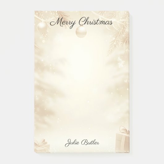 クリスマスお祝い ポストイット (正面)